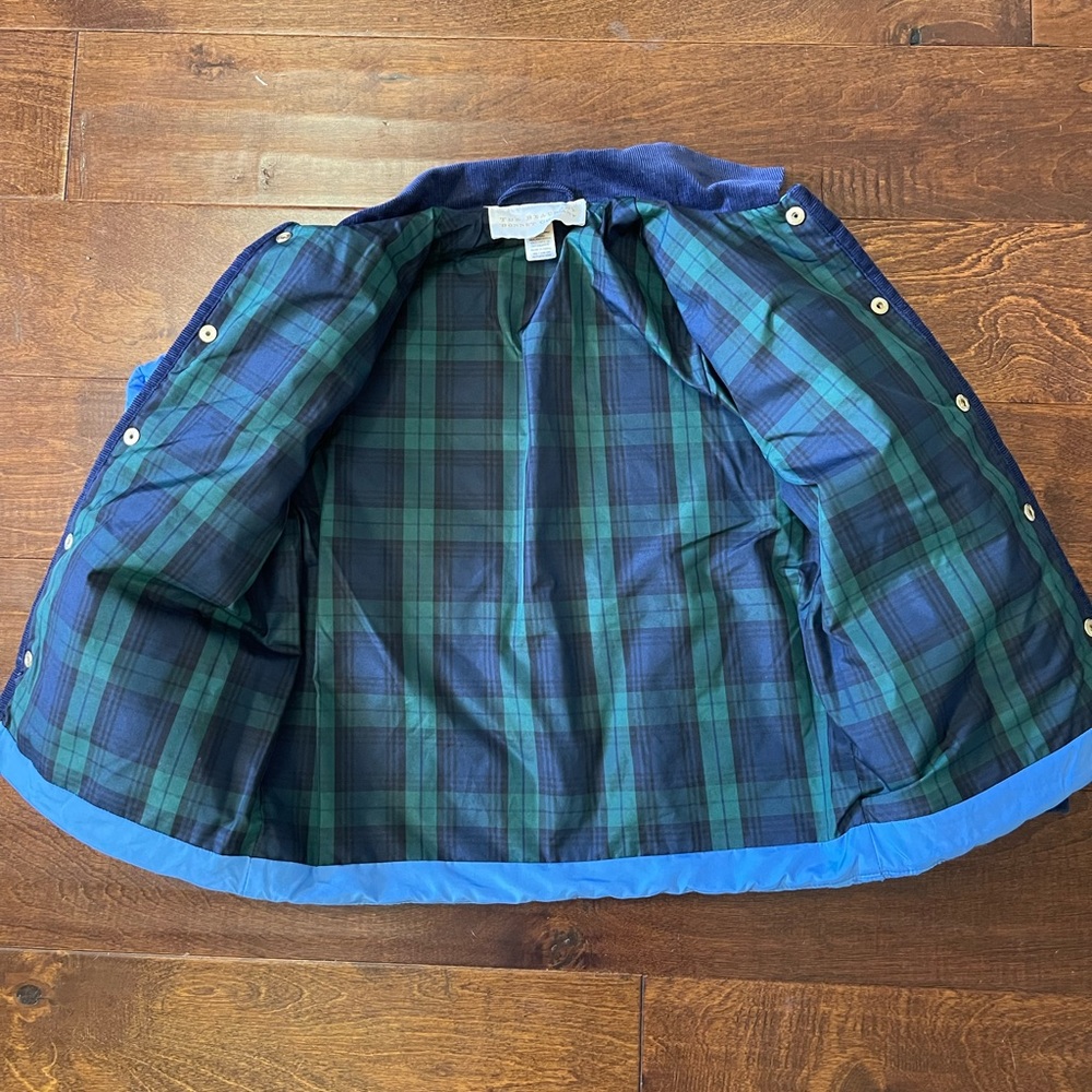 TBBC Caldwell Quilted Coat Blue- sz 6 - Picture 4 of 5